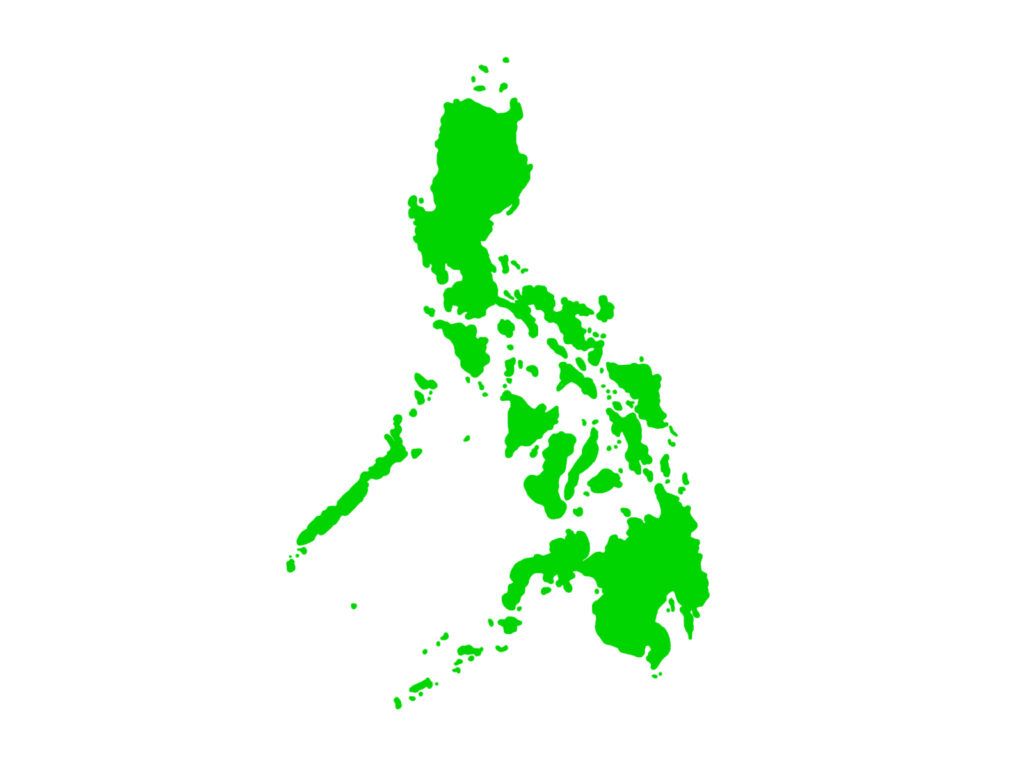 フィリピン地図＿イラスト白背景