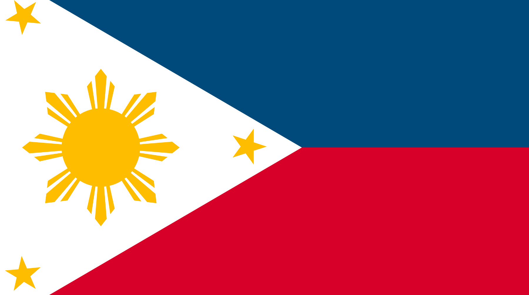 フィリピン国旗＿イラスト
